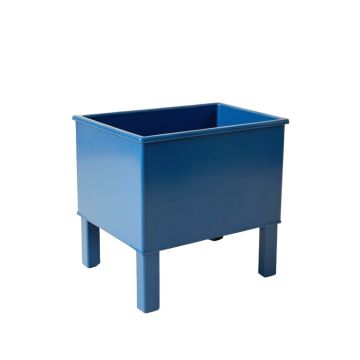Vale Branch Empty Raised Planter - Blue