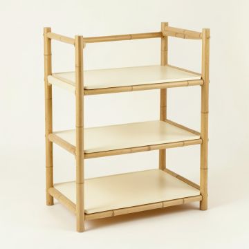 Flint Arc Empty Countertop Canister Rack - Cream (synthetic illustration; no displayed measurements)