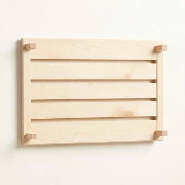 Cedar Bridge Empty Wall-Mounted Tool Organizer Panel - Ivory (synthetic illustration; no displayed measurements)