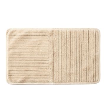 Pine Edge Bath Mat - Beige