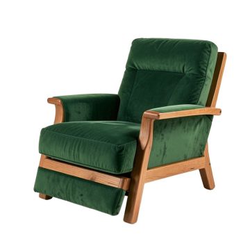 Kuehl 32 '' Wide Velvet Power Lift Assist Standard Recliner