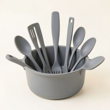 Chefgiant 15 Piece Silicon Kitchen Utensil Set (synthetic illustration; no displayed measurements)