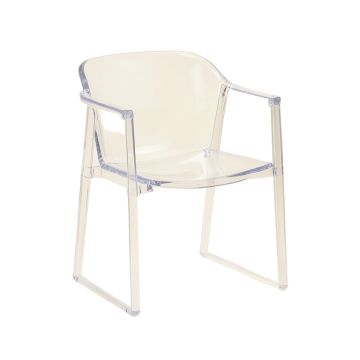 Zeferino Side Chair In Clear