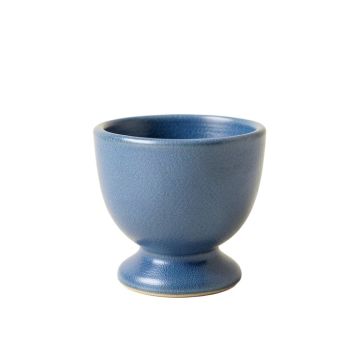 Stone Bend Empty Candle Holder - Blue