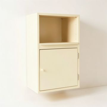 Olive Canyon Wall-Mounted Entry Cabinet - Cream (synthetic illustration; no displayed measurements)
