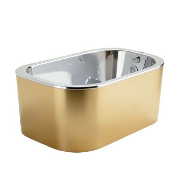 59 '' X 32 '' Freestanding Soaking Acrylic Bathtub