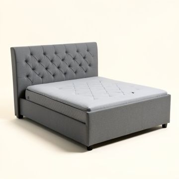 Pollman Tufted Upholstered Standard Bed (synthetic illustration; no displayed measurements)
