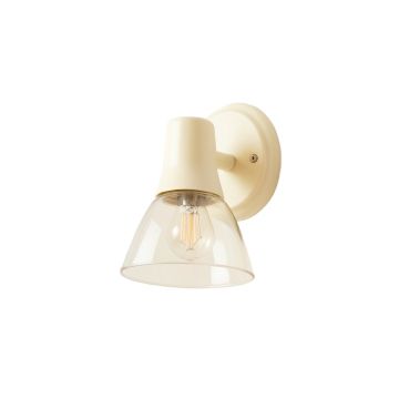Heath Branch Wall Sconce Mounted On A Plain Wall - Ivory
