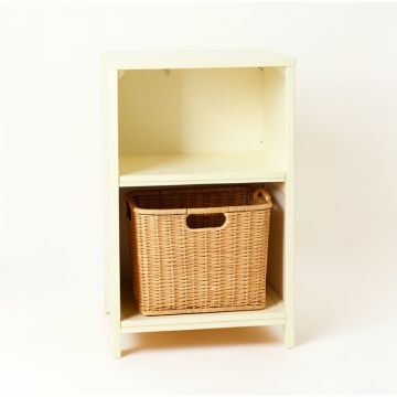 Meadow Branch Freestanding Pull-Out Hamper Cabinet - Ivory (synthetic illustration; no displayed measurements)