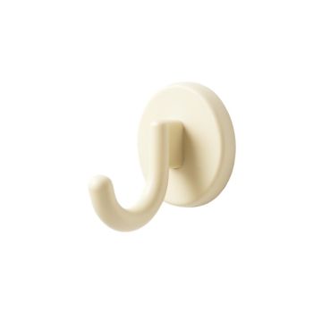 Rowan Arc Wall-Mounted Robe Hook - Ivory