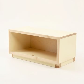 Glen Branch Shoe Storage Bench - Cream (synthetic illustration; no displayed measurements)