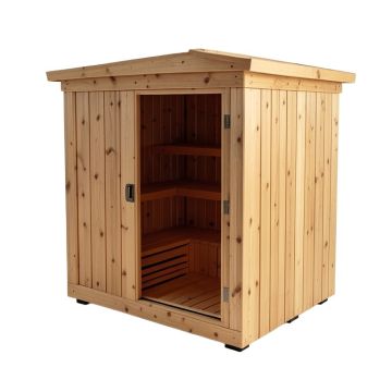 Madison 3 Person Indoor Traditional Steam Sauna In Cedar