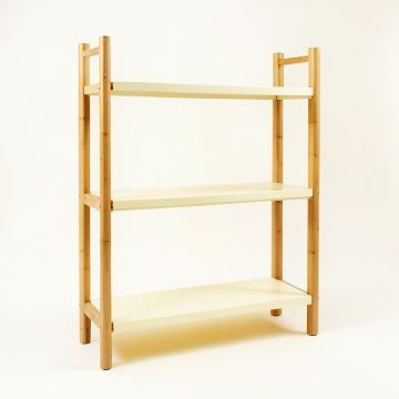 Flint Canyon Empty Seed-Starting Shelving Unit Without Lights - Cream (synthetic illustration; no displayed measurements)