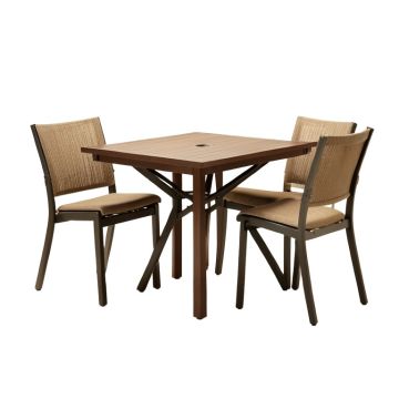 Longcroft 3 Piece Outdoor Bistro Set