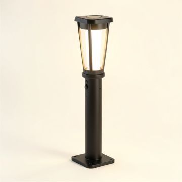 Solar Powered Integrated Led Outdoor Floor Lamp (synthetic illustration; no displayed measurements)
