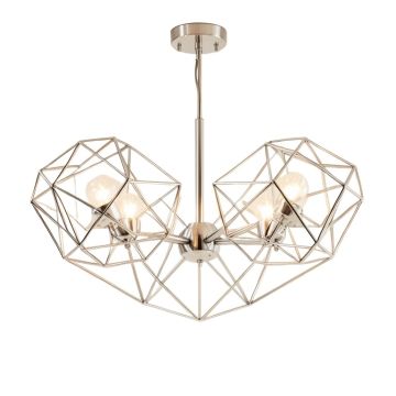 Griffey 10 - Light Unique / Statement Geometric Chandelier