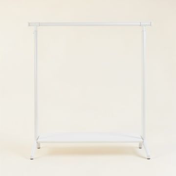 Pine Bridge Empty Garment Rack - White (synthetic illustration; no displayed measurements)