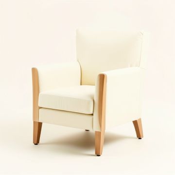 Waldschmidt 33.5 '' Wide Polyester Wingback Chair (synthetic illustration; no displayed measurements)