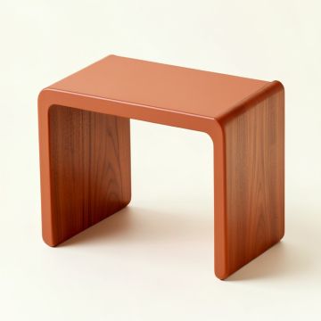 Rowan Crest Side Table - Terracotta (synthetic illustration; no displayed measurements)