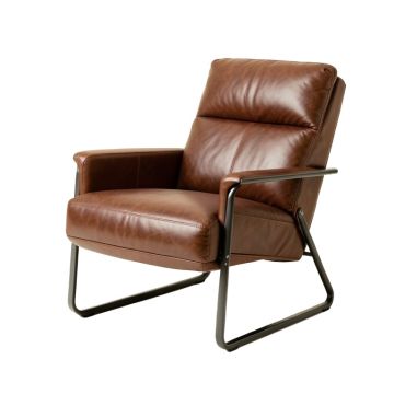 Hadler 30 '' Wide Top Grain Leather Lounge Chair