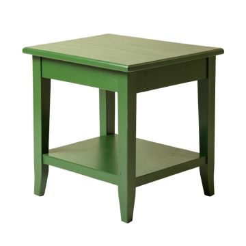 Fern Crest Side Table - Green