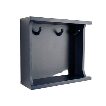 Lake Canyon Wall-Mounted Entryway Organizer Shelf - Navy