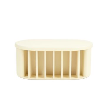 Willow Crest Shoe Storage Bench - Ivory