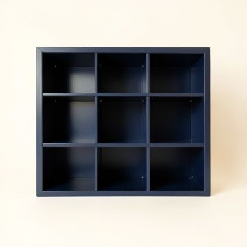 Ash Bridge Empty Mug-Storage Cabinet Insert - Navy (synthetic illustration; no displayed measurements)