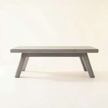 Linden Edge Indoor Bench - Gray (synthetic illustration; no displayed measurements)
