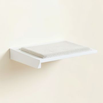 Stone Dale Wall-Mounted Cat Perch - White (synthetic illustration; no displayed measurements)