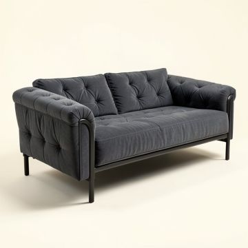 Twin 66.1 '' Wide Tufted Back Convertible Sofa (synthetic illustration; no displayed measurements)