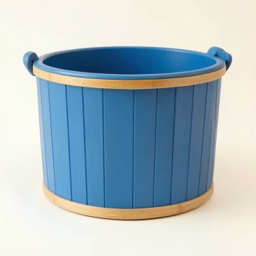 Laurel Crossing Laundry Hamper - Blue (synthetic illustration; no displayed measurements)