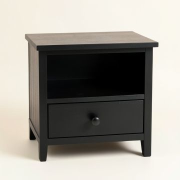 Bay Bridge Nightstand - Black (synthetic illustration; no displayed measurements)