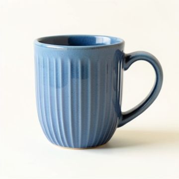Willow Crest Ceramic Mug - Blue (synthetic illustration; no displayed measurements)