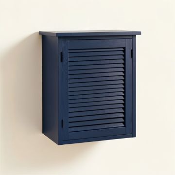 Sage Brook Wall-Mounted Laundry Cabinet - Navy (synthetic illustration; no displayed measurements)