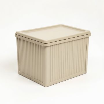 Moss Branch Closed Outdoor Storage Box - Beige (synthetic illustration; no displayed measurements)