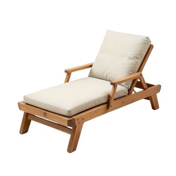 Nautical Reclining Chaise Lounge