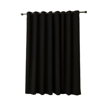 Ricci Solid Color Max Blackout Thermal Grommet Single Curtain Panel