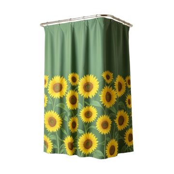 Rachel Mcnaughton Sunflower Duo Single Shower Curtain