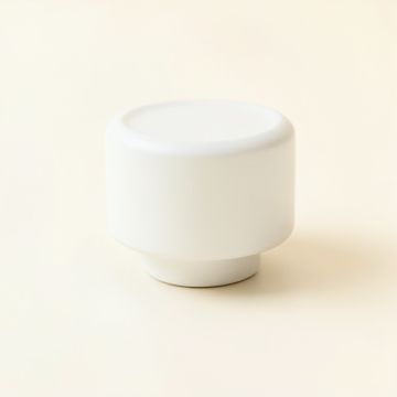 Bay Branch Cabinet Knob Without Packaging - White (synthetic illustration; no displayed measurements)