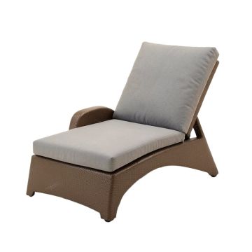Aldusa Reclining Chaise Lounge With Cushion
