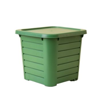 Cove Brook Closed Garden Compost Bin - Green