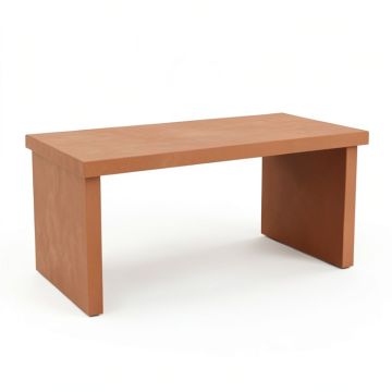 Meadow Bluff Desktop Monitor Riser - Terracotta (synthetic illustration; no displayed measurements)