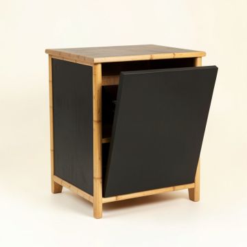 Laurel Arc Freestanding Pull-Out Hamper Cabinet (synthetic illustration; no displayed measurements)