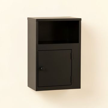 Heath Arc Wall-Mounted Entry Cabinet (synthetic illustration; no displayed measurements)