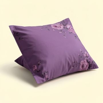 Rose Floral Pillowcase (synthetic illustration; no displayed measurements)