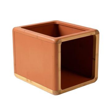 Slate Bluff Empty Furniture-Style Litter Enclosure - Terracotta
