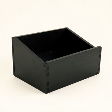Ridge Branch Low Toy Storage Unit - Black (synthetic illustration; no displayed measurements)