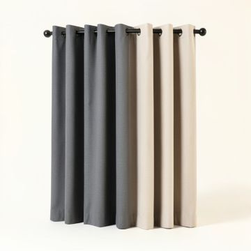Palni Solid Max Blackout Thermal Grommet Curtain Panels (synthetic illustration; no displayed measurements)