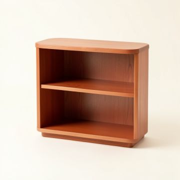 Meadow Branch Low Bookcase - Terracotta (synthetic illustration; no displayed measurements)